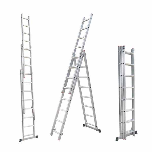 Three section ladders